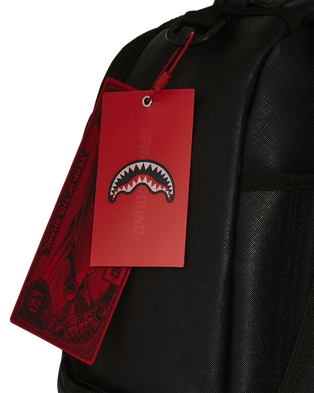 SPRAYGROUND® BACKPACK BLACK REMOVABLE EYES DLXSV BACKPACK