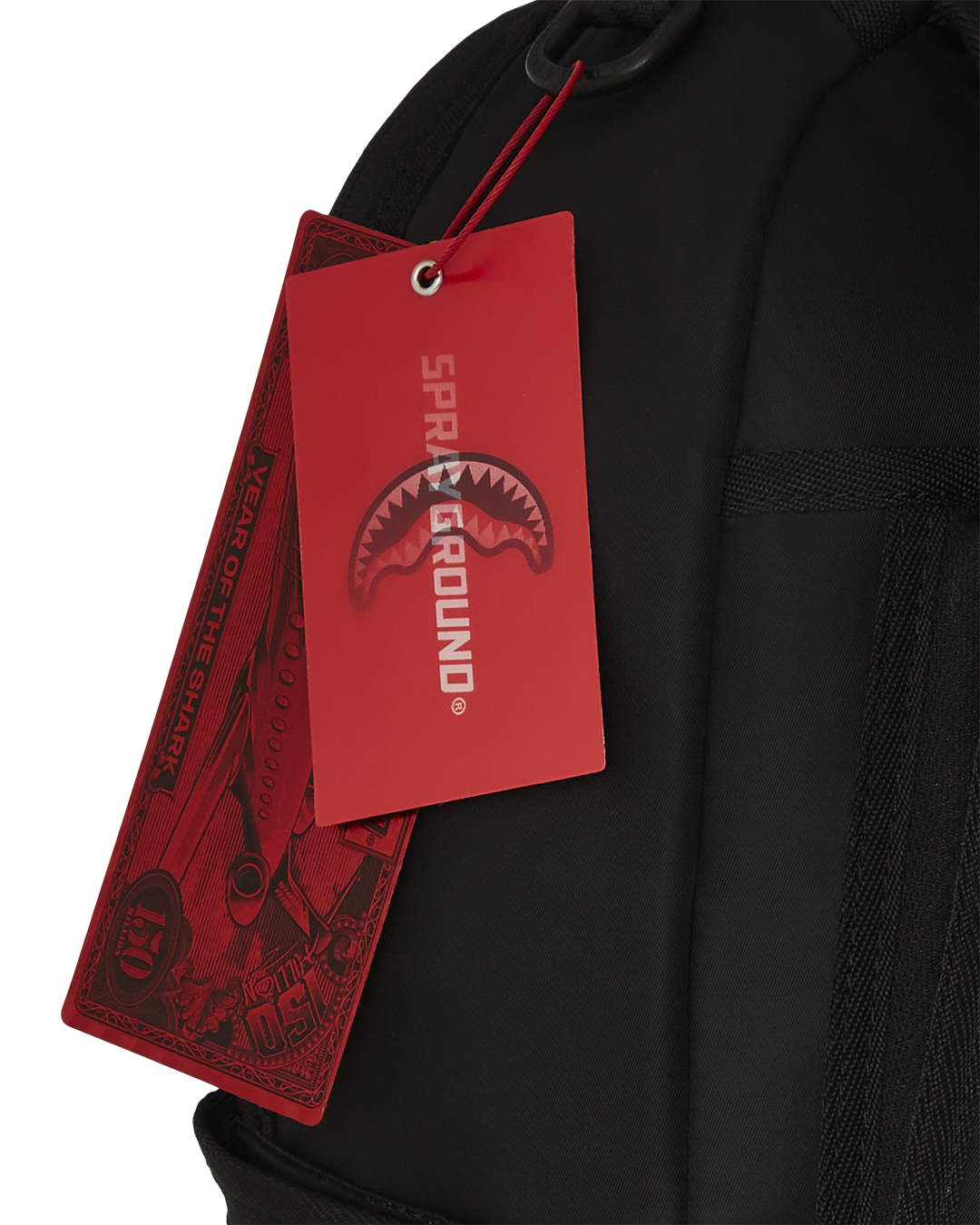 SPRAYGROUND® BACKPACK SHARK CENTRAL NYLON BLACK