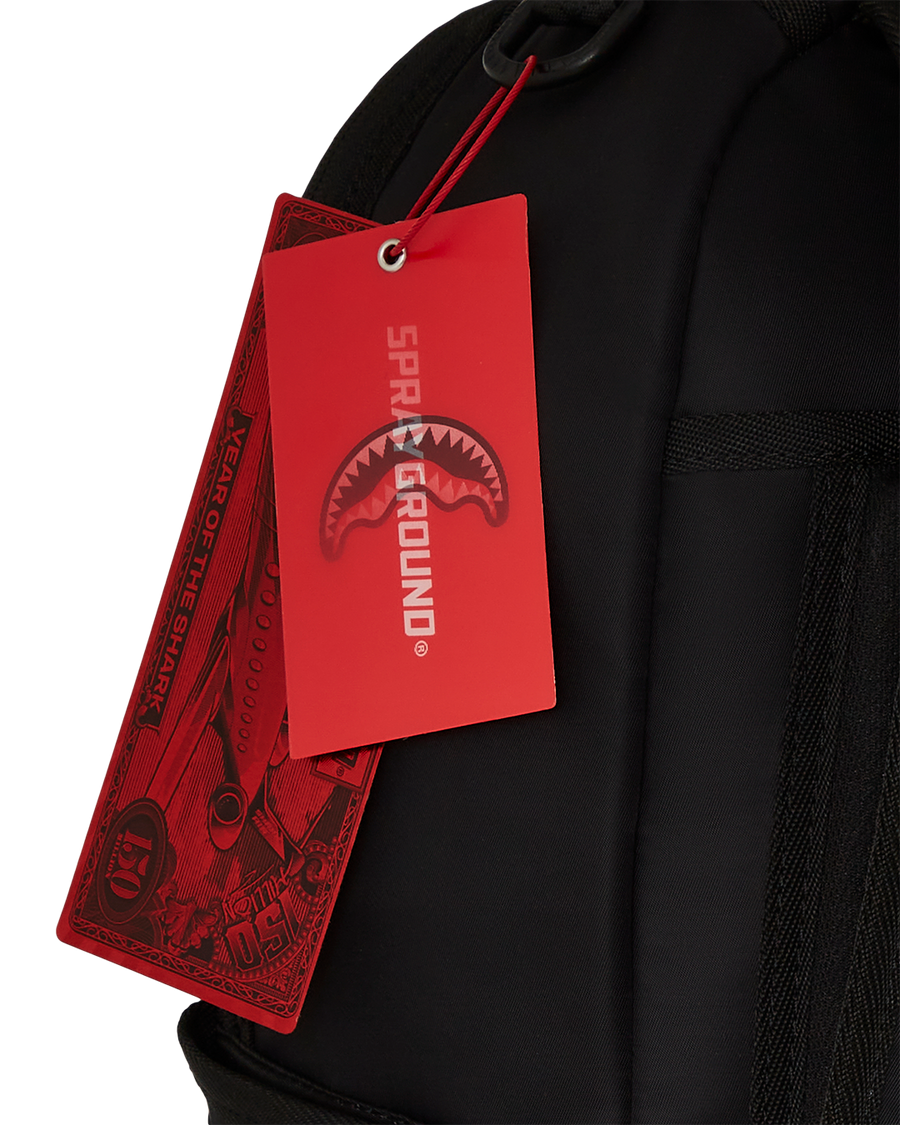 SPRAYGROUND® BACKPACK SHARK CENTRAL NYLON BLACK