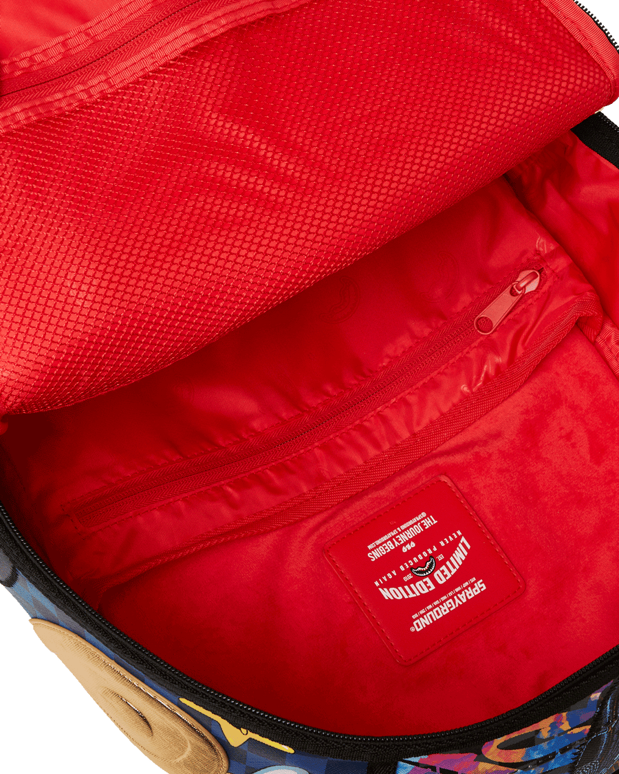 SPRAYGROUND® BACKPACK 15 YEARS GOLD AND SPLICED DLXV BACKPACK