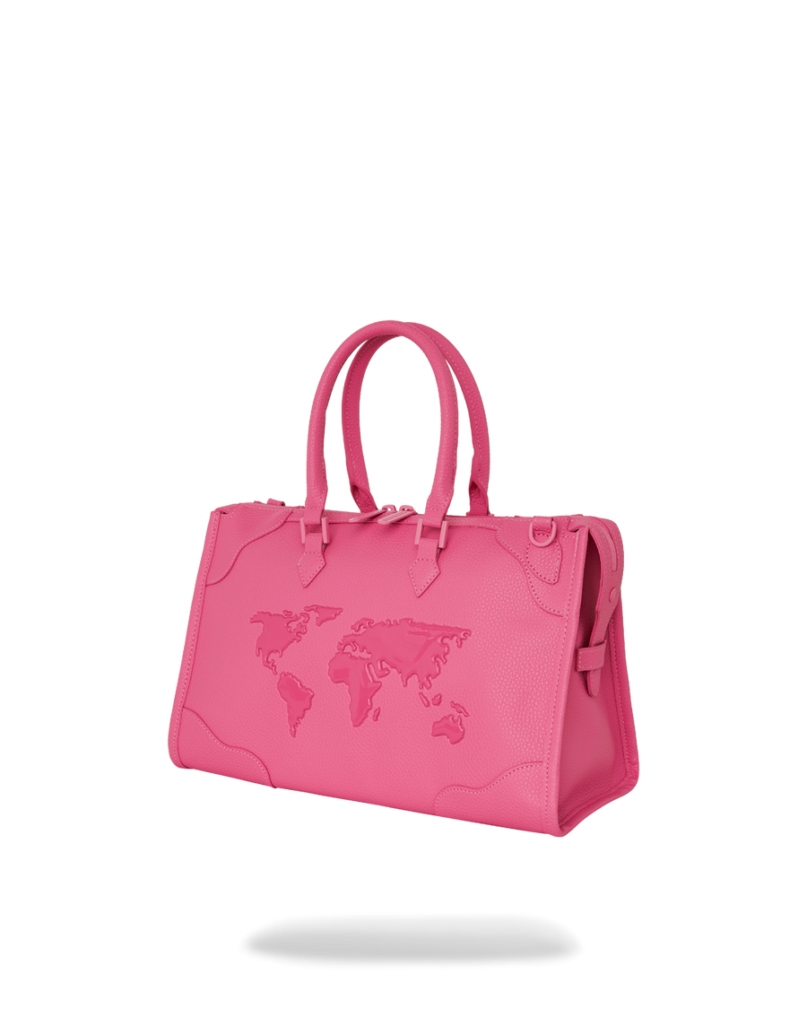 SPRAYGROUND® DUFFLE JAMES GLOBAL PINK PYRAMID DUFFLE