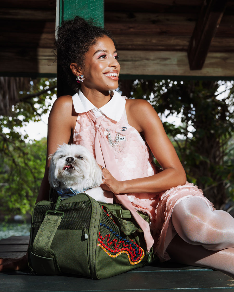 SPRAYGROUND® PET CARRIER CLIMBING CORD SHARK PET CARRIER