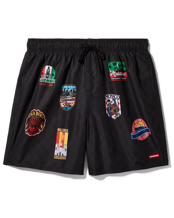 SPRAYGROUND® SWIM GLOBAL MOGUL BILLIONAIRE SWIM SHORTS