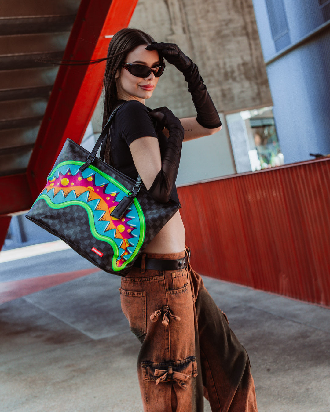 SPRAYGROUND® TOTE SLIME TAKEOVER TOTE