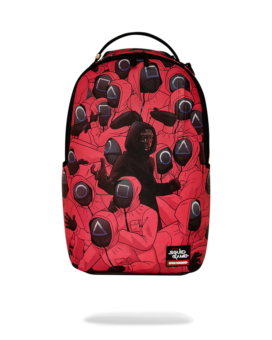 SPRAYGROUND® BACKPACK SQUID GAME FRONT MAN AND WORKERS CRAMMED BACKPACK