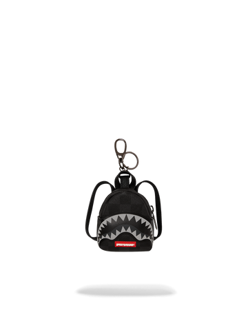 SPRAYGROUND® KEYCHAIN LIGHTS OUT SHARKS IN PARIS BACKPACK KEYCHAIN