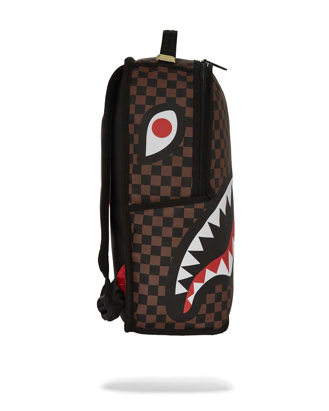 SPRAYGROUND® BACKPACK NOOO WAY!!! A REVERSIBLE BACKPACK - PURPLE VELOUR TO OG SHARKS IN PARIS BACKPACK