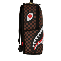 SPRAYGROUND® BACKPACK NOOO WAY!!! A REVERSIBLE BACKPACK - PURPLE VELOUR TO OG SHARKS IN PARIS BACKPACK