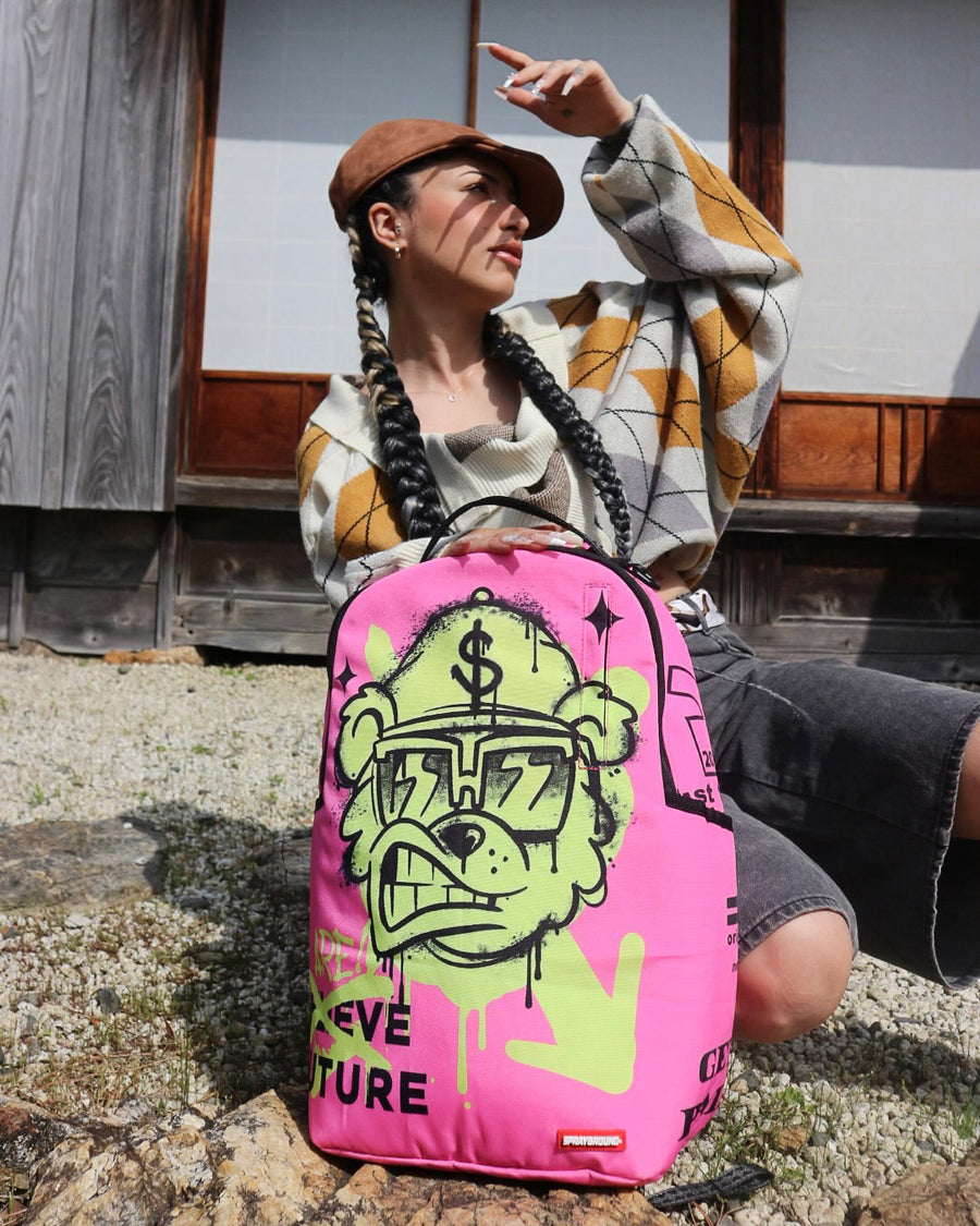 SPRAYGROUND® BACKPACK MONEY BEAR GRAFFITI DLXR BACKPACK