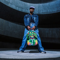 SPRAYGROUND® BACKPACK MONEY BEAR WE BOUT TO TAKE OFF BACKPACK