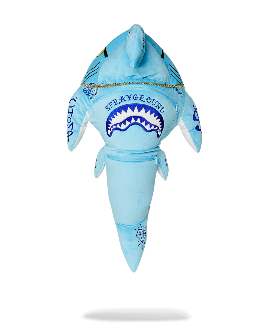 SPRAYGROUND® BACKPACK STUFFED SAVAGE HOODY BACKPACK SHARK