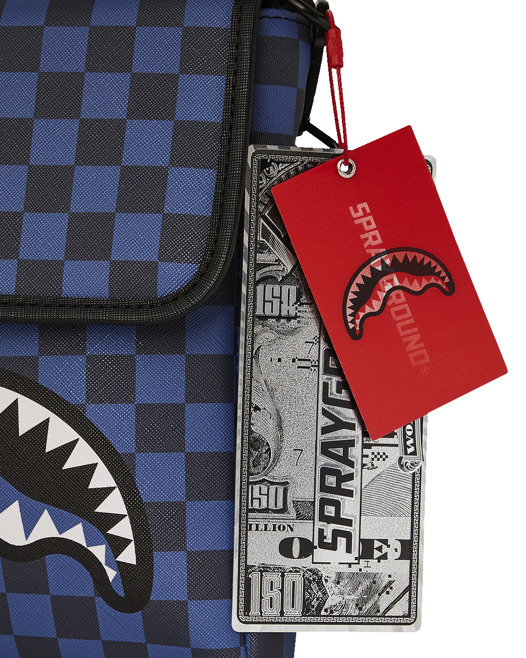 SPRAYGROUND® SLING MIDNIGHT MAGIC SHARKS IN PARIS MESSENGER SLING BAG
