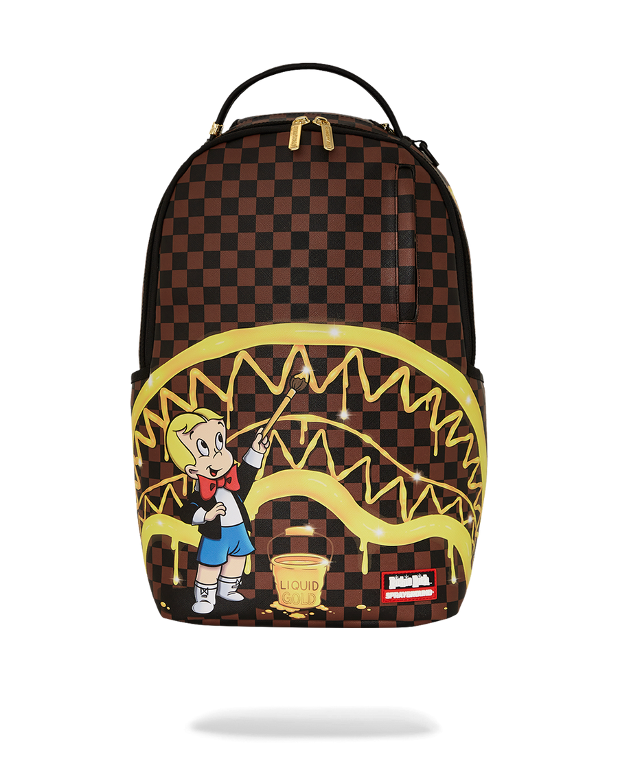 SPRAYGROUND® BACKPACK RICHIE RICH PAINT THE SHARK GOLD BACKPACK