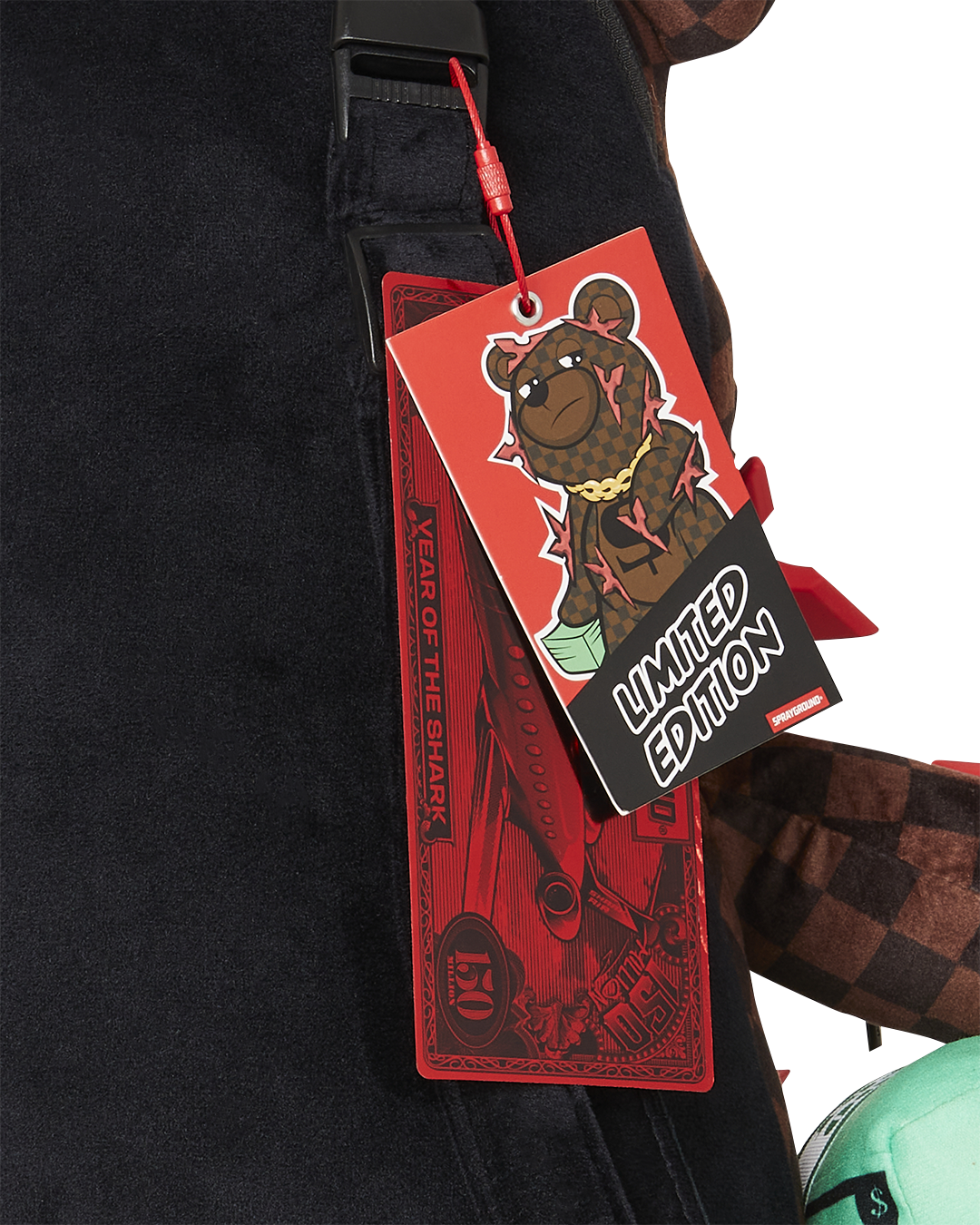 Sprayground Money Bear DLXSV Backpack Black | Chicago City