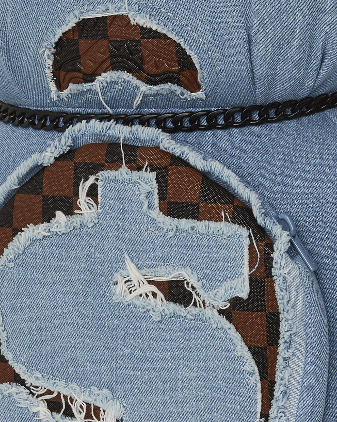 SPRAYGROUND® BACKPACK DENIM SHARK MONEYBEAR TEDDY BEAR