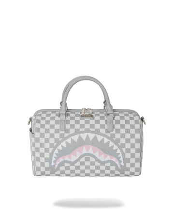 SPRAYGROUND® DUFFLE KNIT SHARKS IN PARIS IN CREAM MINI DUFFLE