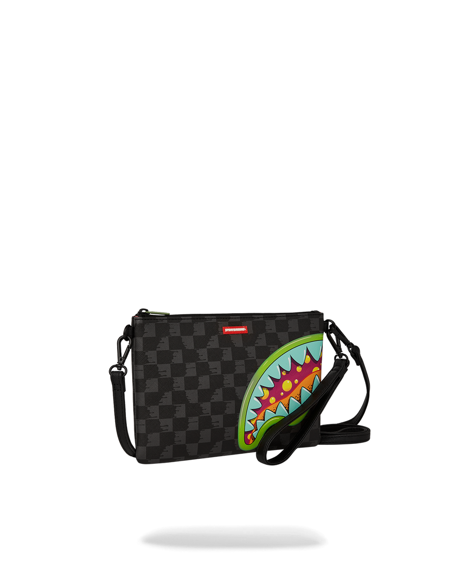 SPRAYGROUND® POUCHETTE SLIME TAKEOVER CROSSOVER CLUTCH