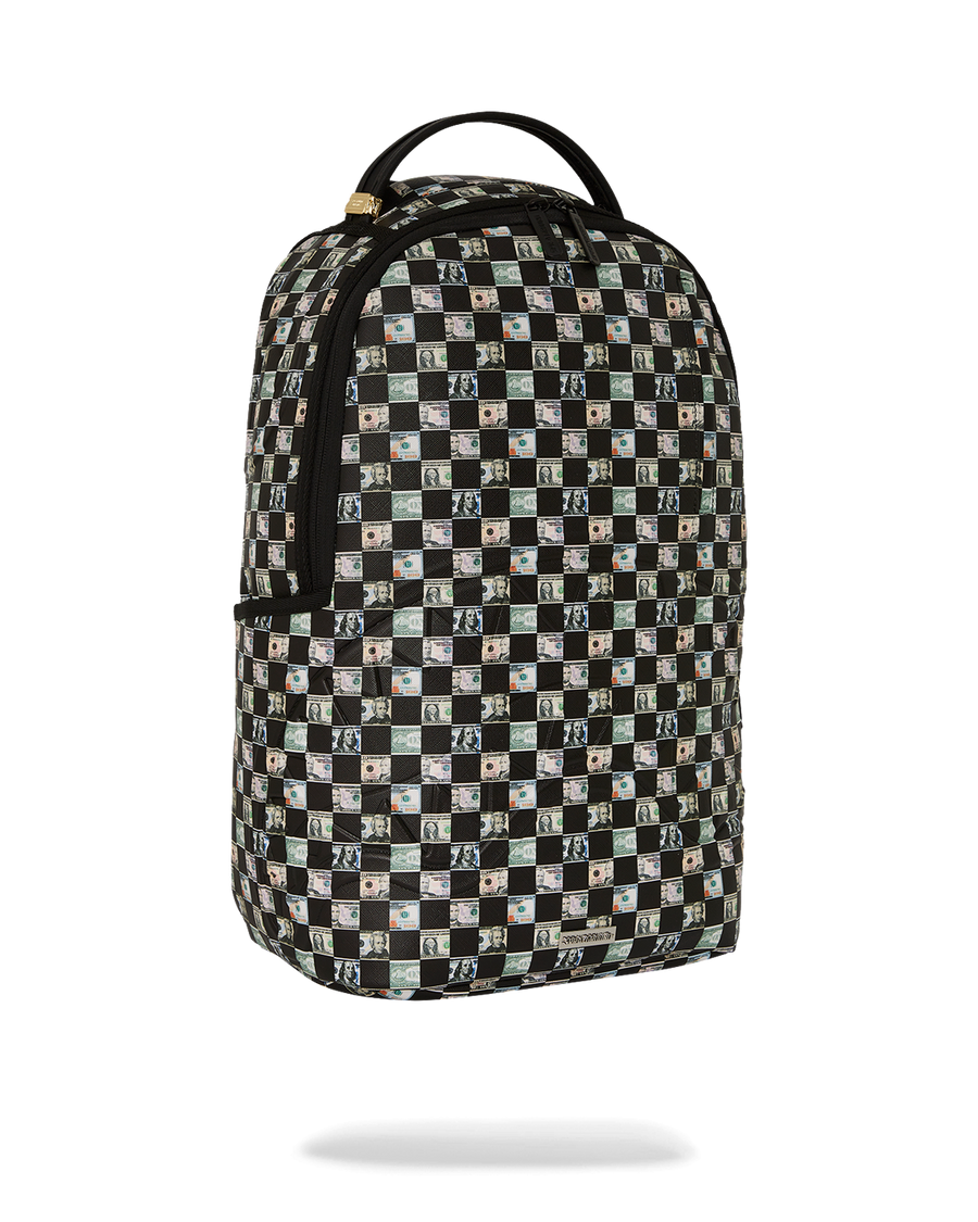 SPRAYGROUND® BACKPACK MONEY CHECK PATTERN DLX BACKPACK