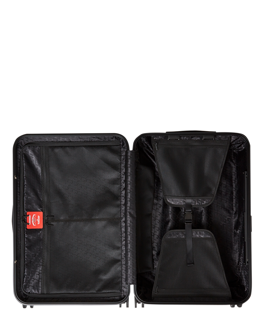 SPRAYGROUND® LUGGAGE MIDNIGHT MAGIC SHARKS IN PARIS HARD SHELL FULL-SIZE LUGGAGE