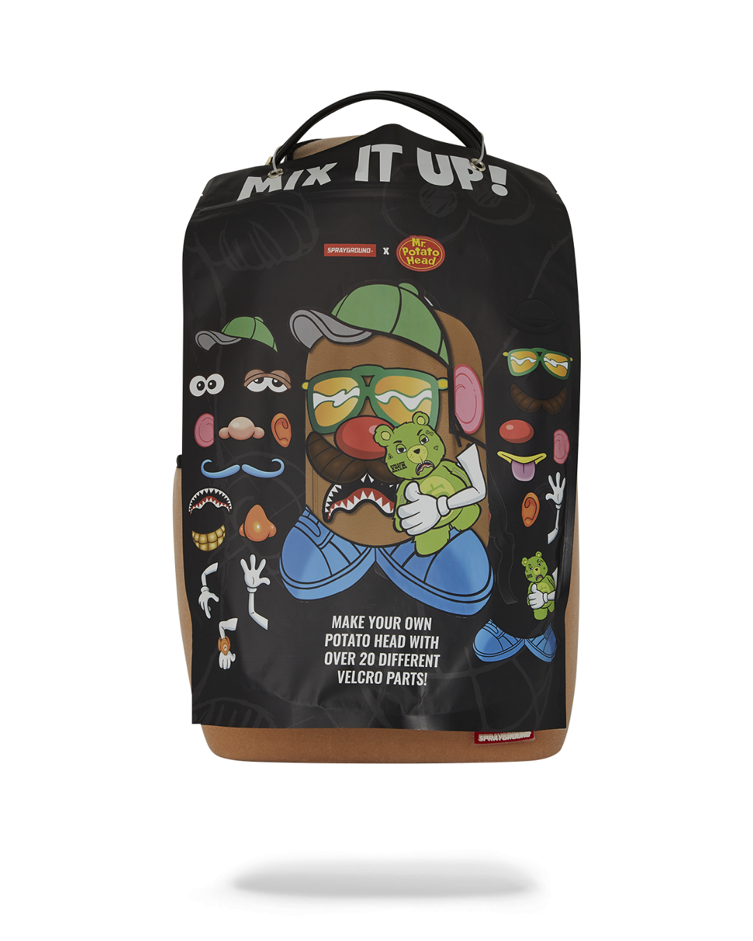 SPRAYGROUND® BACKPACK MR. POTATO HEAD VELCRO PATCH MIX-IT-UP DLXSV BACKPACK
