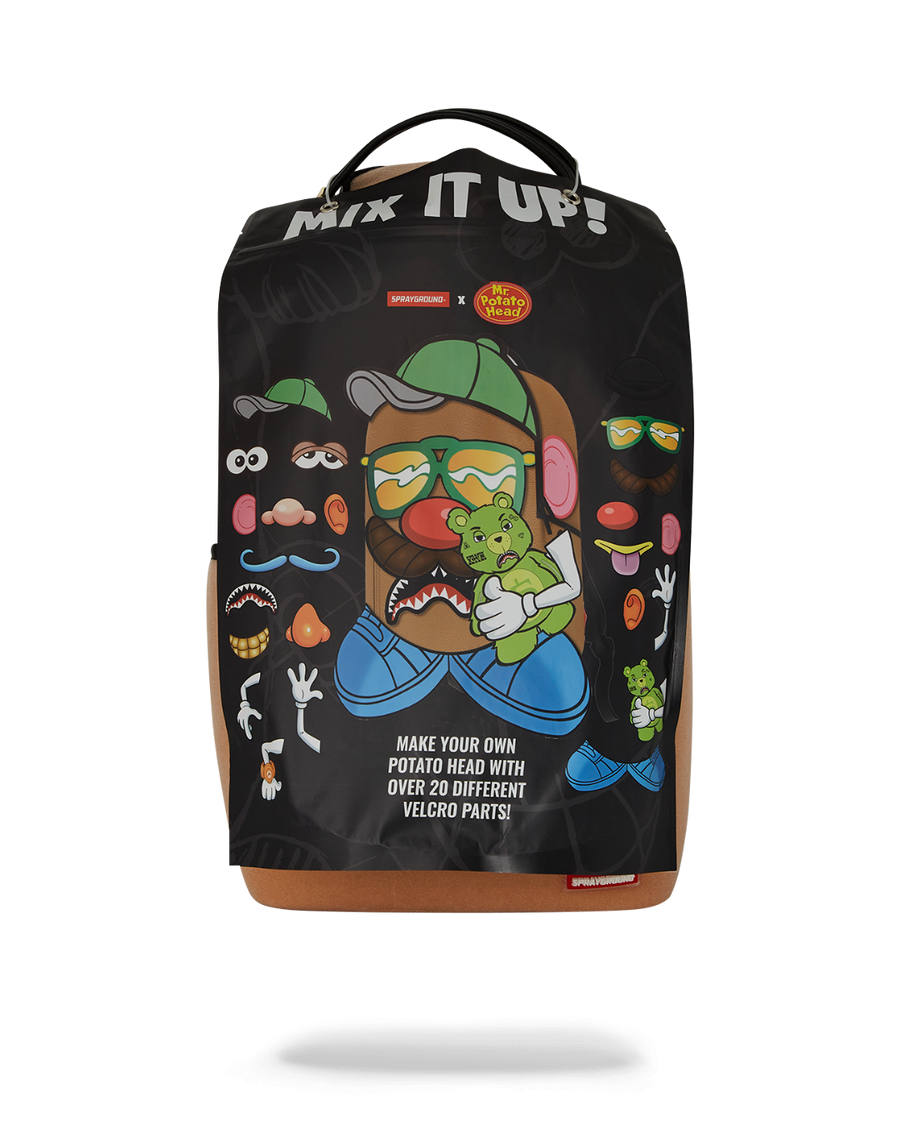 SPRAYGROUND® BACKPACK MR. POTATO HEAD VELCRO PATCH MIX-IT-UP DLXSV BACKPACK