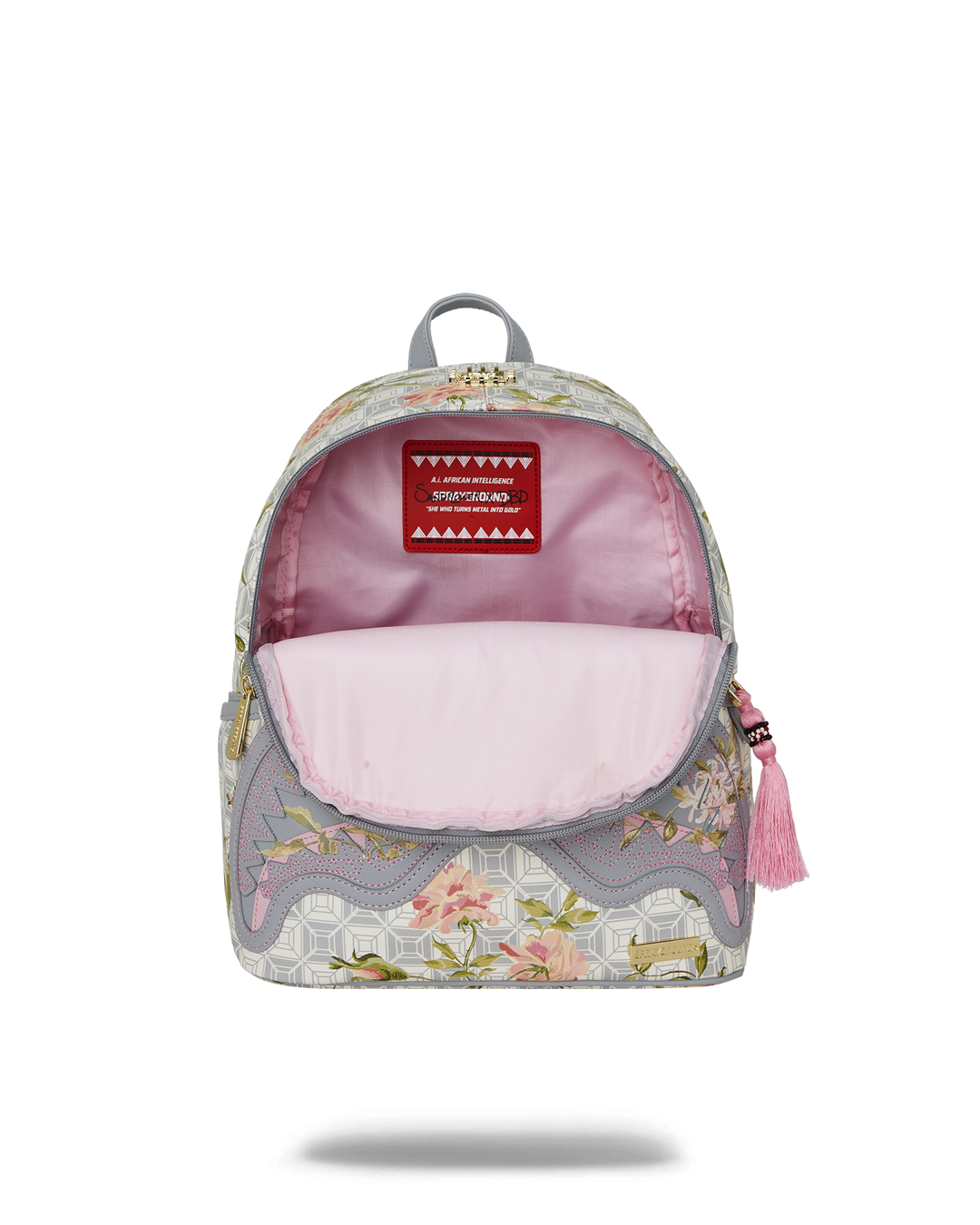 african print mini backpack A.I. AFRICAN INTELLIGENCE ELEGANT ENERGY SAVAGE BACKPACK