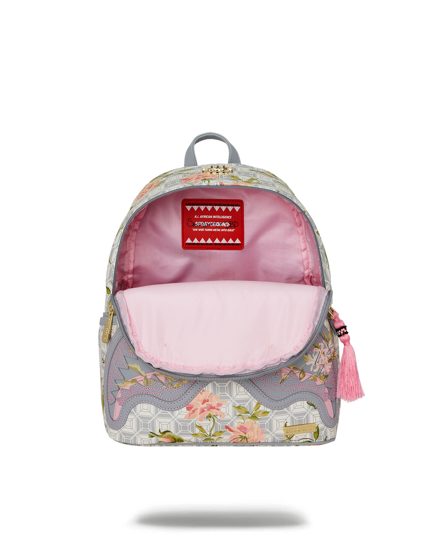 SPRAYGROUND® BACKPACK A.I. AFRICAN INTELLIGENCE ELEGANT ENERGY SAVAGE BACKPACK - SANDFLOWER COLLAB