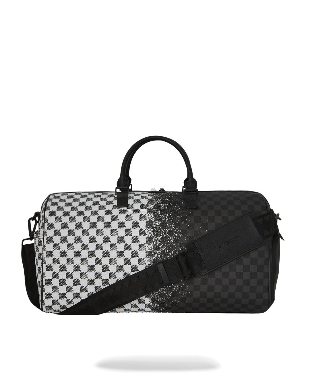 SPRAYGROUND® DUFFLE SCRIBBLE DRIBBLE CHECK DUFFLE