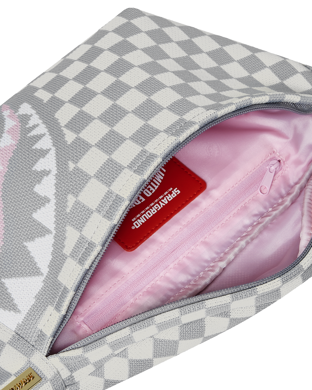 SPRAYGROUND® CROSSBODY KNIT SHARKS IN PARIS IN CREAM SAVVY CROSSBODY