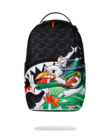 SPRAYGROUND® BACKPACK UNIVERSITY OF MIAMI TOUCH DOWN DLXR BACKPACK
