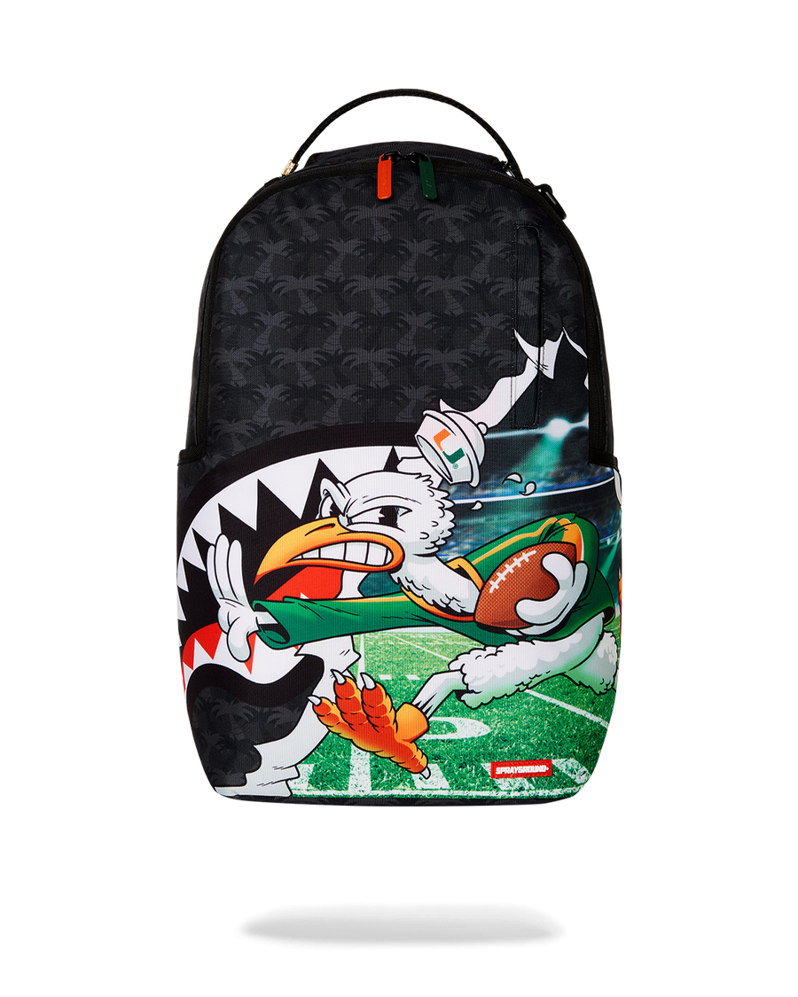 SPRAYGROUND® BACKPACK UNIVERSITY OF MIAMI TOUCH DOWN DLXR BACKPACK