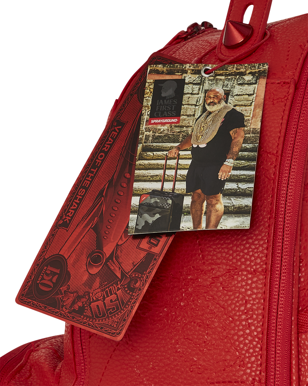 SPRAYGROUND® BACKPACK JAMES GLOBAL RED CHATEAU BACKPACK