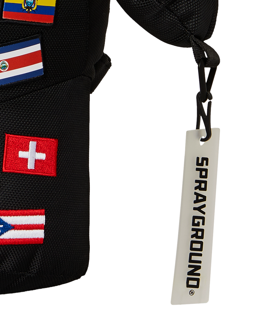 SPRAYGROUND® BACKPACK JAMES FLAGS MONEY BEAR BACKPACK