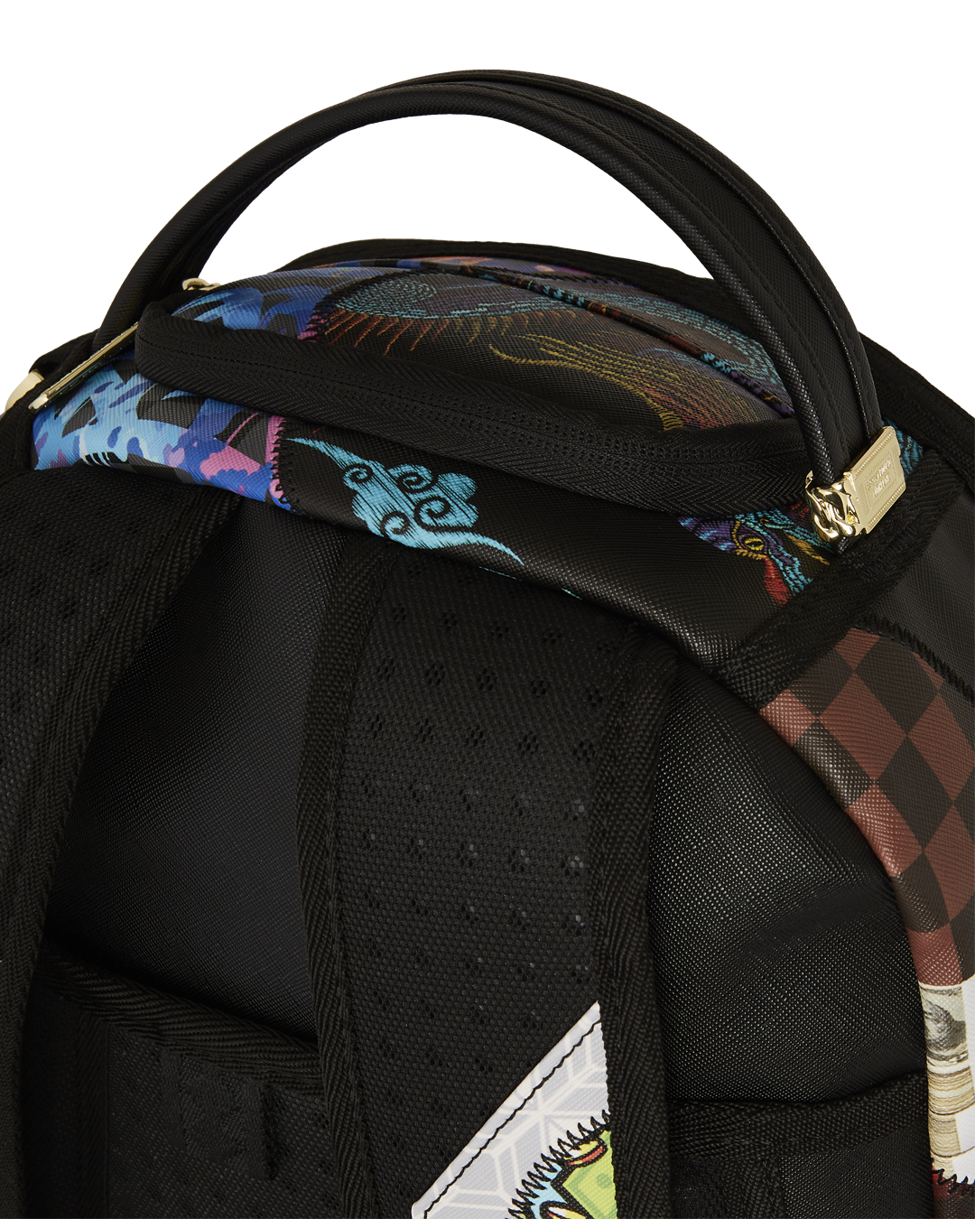 SPRAYGROUND® BACKPACK 15 YEARS GOLD AND SPLICED DLXV BACKPACK