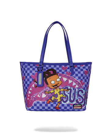 SPRAYGROUND® TOTE SUSIE CRAYON SHARK MESSENGER TOTE