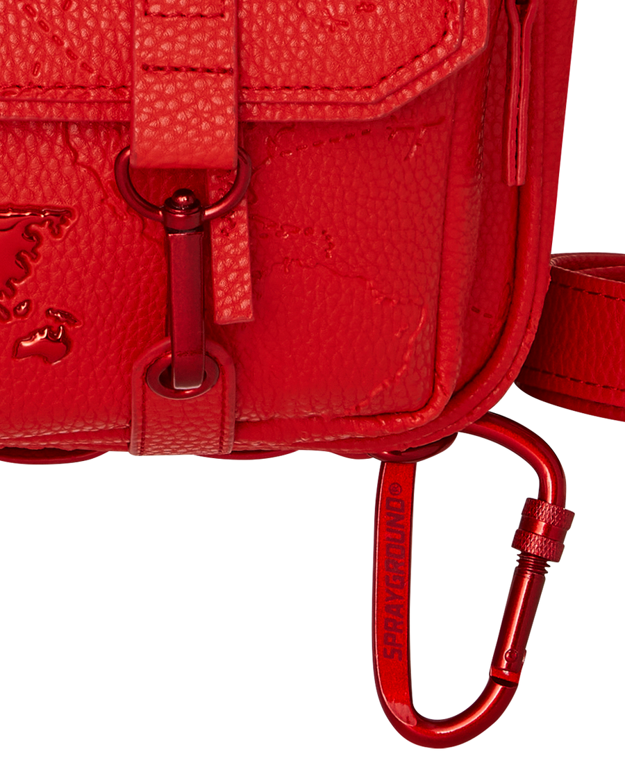 SPRAYGROUND® CROSSBODY JAMES GLOBAL RED CROSSBODY