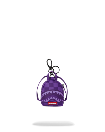 SPRAYGROUND® KEYCHAIN PURPLE SHARK SHARKS IN PARIS BACKPACK KEYCHAIN