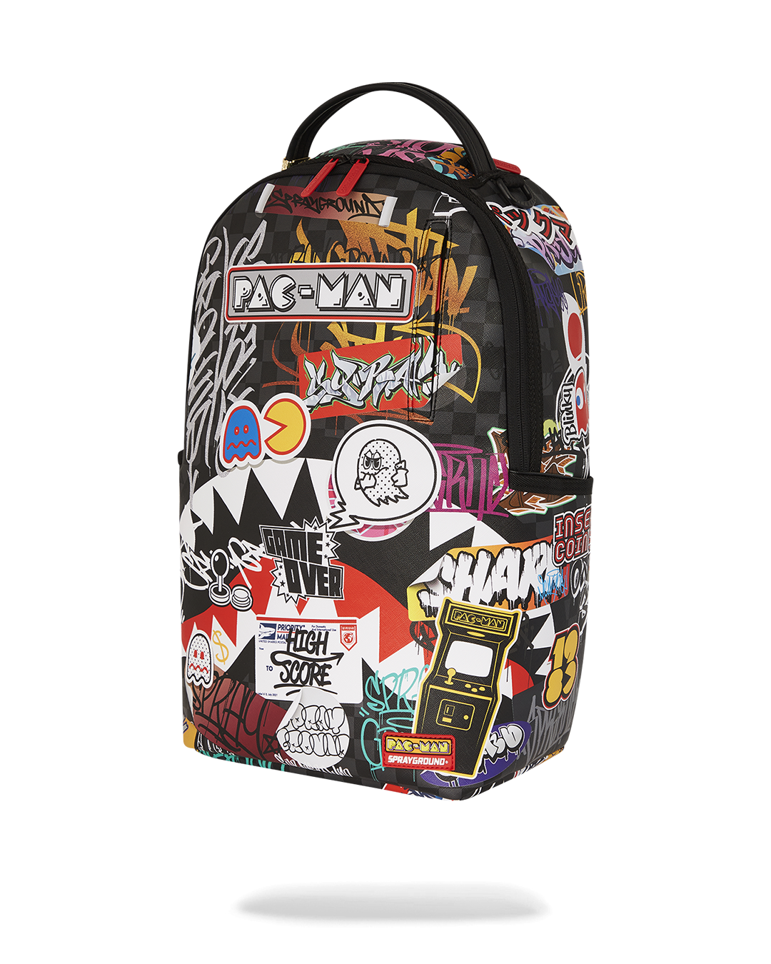 PACMAN LEVELED-UP ART BACKPACK