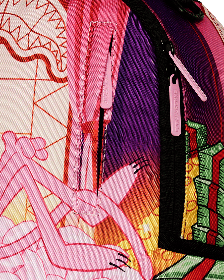 SPRAYGROUND® BACKPACK PINK PANTHER FORTRESS OF MONEY-TUDE BACKPACK