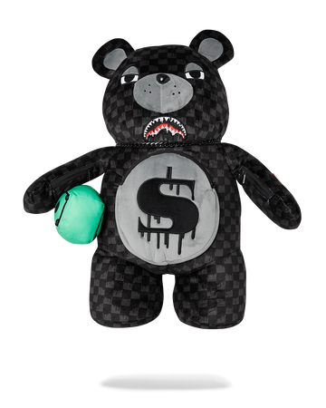 SPRAYGROUND® BACKPACK SHARKS IN PARIS THUNDERDRIP MONEYBEAR TEDDYBEAR BACKPACK