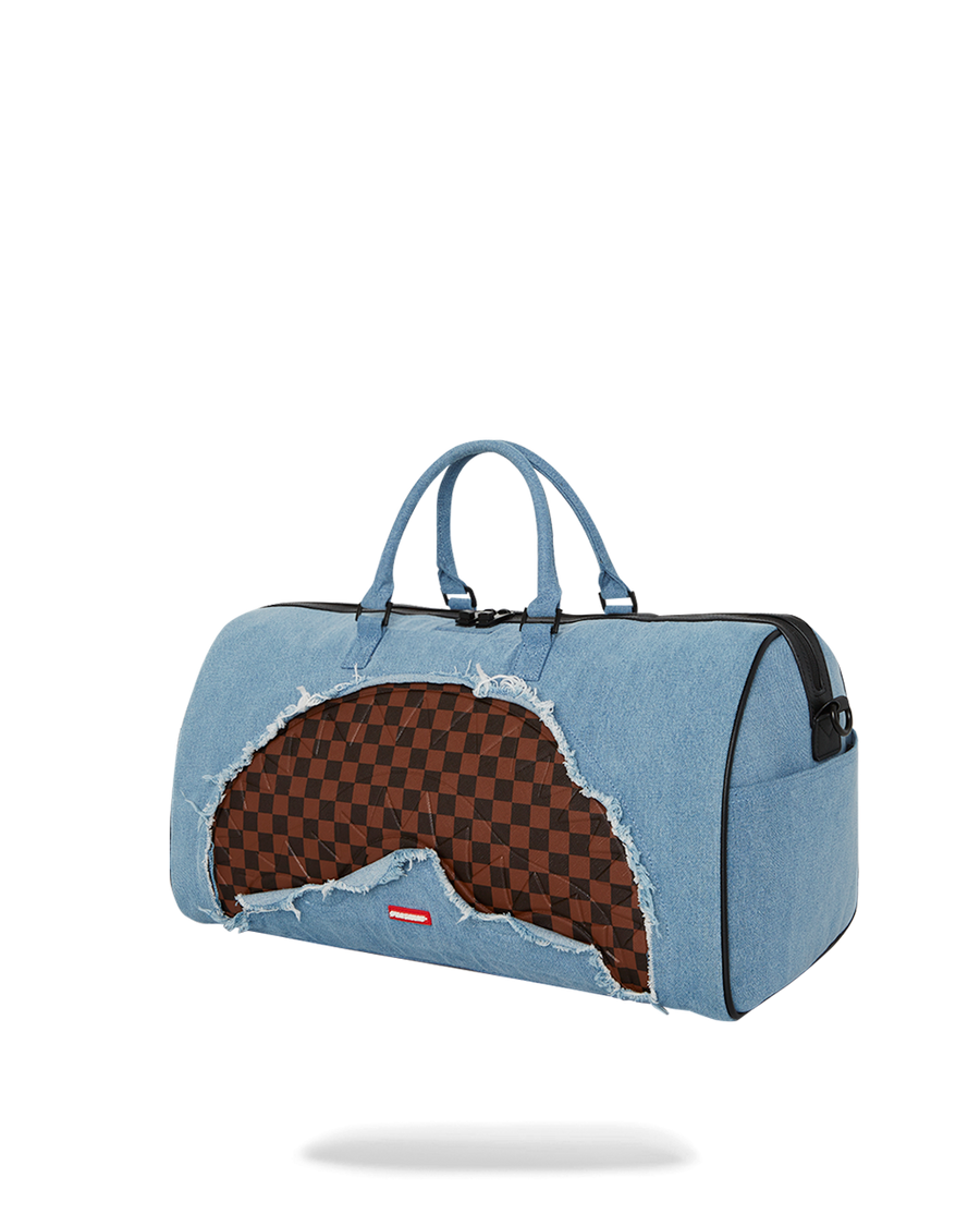 SPRAYGROUND® DUFFLE DENIM SHARK DUFFLE