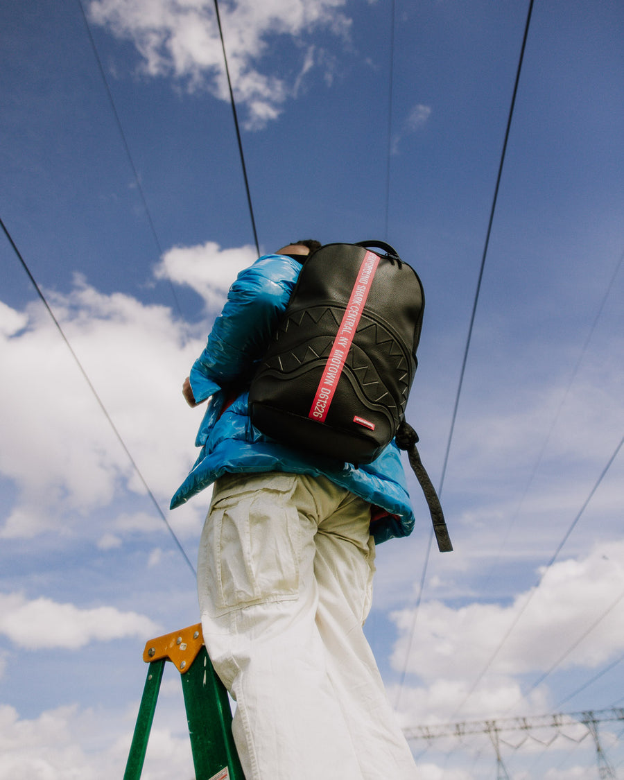 SPRAYGROUND® BACKPACK SHARK CENTRAL NEXT STOP ZIP DLXSV BACKPCK