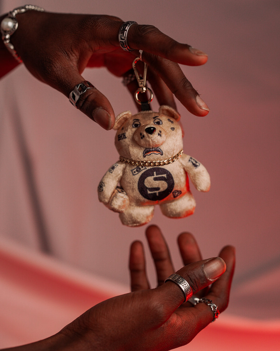 GOLDRUSH BEAR KEYCHAIN