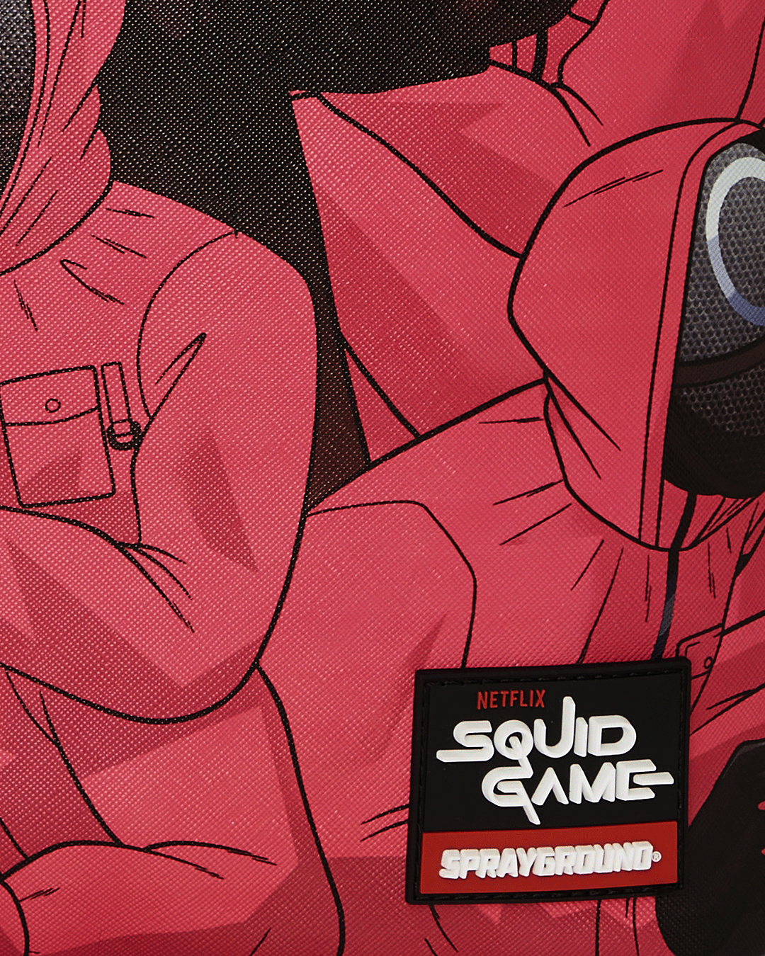 SPRAYGROUND® BACKPACK SQUID GAME FRONT MAN AND WORKERS CRAMMED BACKPACK