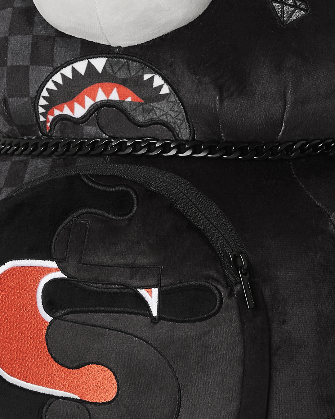 SPRAYGROUND® BACKPACK UNFINISHED SHARK MONEYBEAR TEDDY BEAR BACKPACK