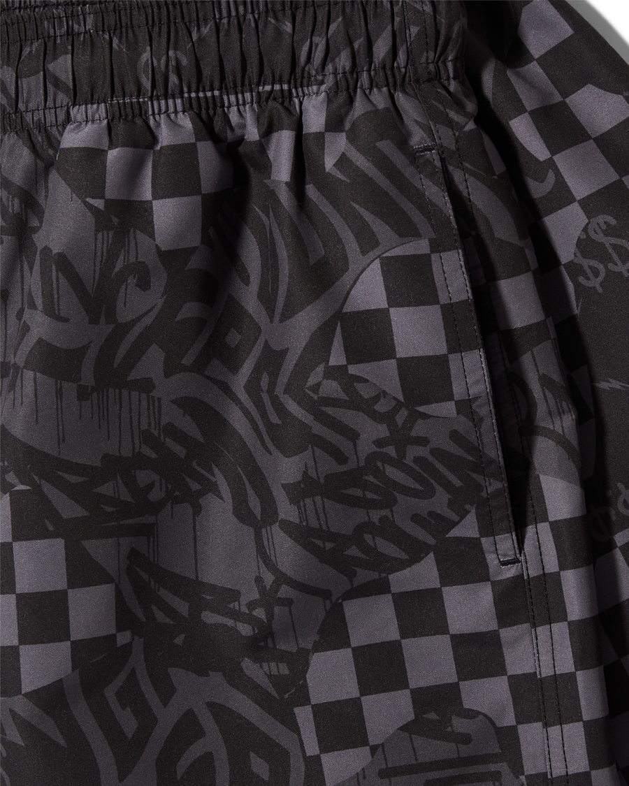 SPRAYGROUND® SWIM 3AM CHECK SWIM SHORTS