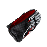 SPRAYGROUND® DUFFLE SCRIBBLE DRIBBLE CHECK DUFFLE