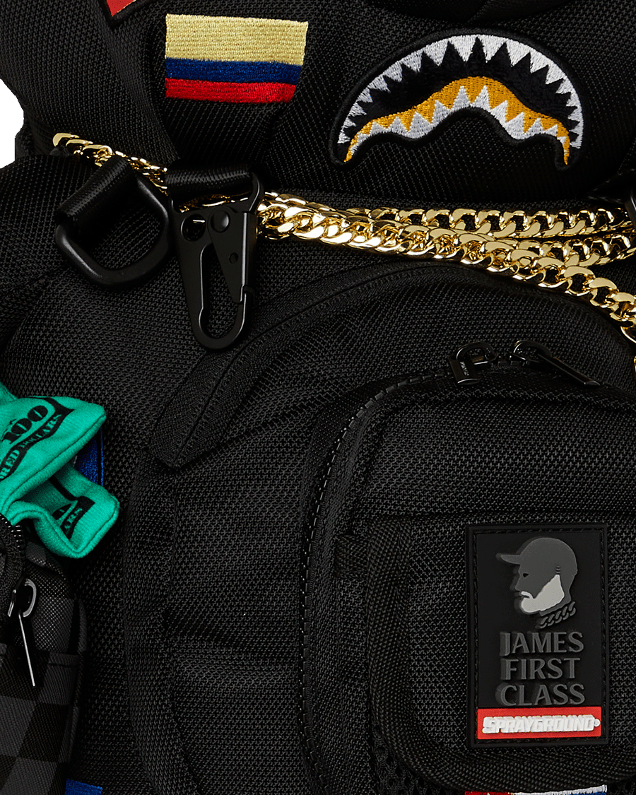 SPRAYGROUND® BACKPACK JAMES FLAGS MONEY BEAR BACKPACK