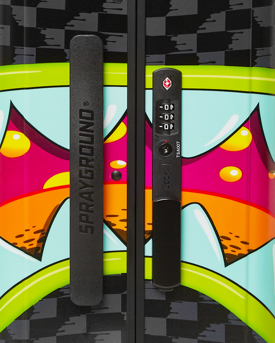 SPRAYGROUND® LUGGAGE SLIME TAKEOVER HARD SHELL CARRY-ON LUGGAGE