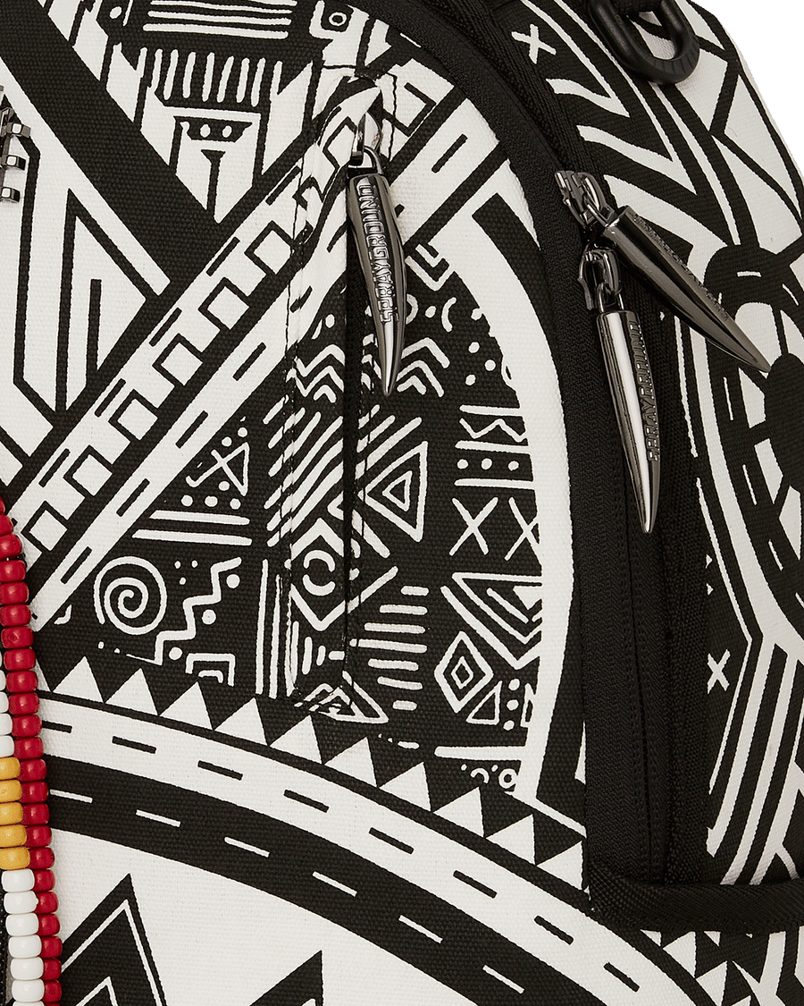 SPRAYGROUND® BACKPACK A.I. AFRICAN INTELLIGENCE THE SKYHAWK BACKPACK - SANDFLOWER COLLAB